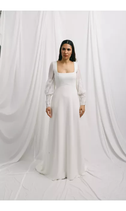Lanterne, french vintage wedding dress