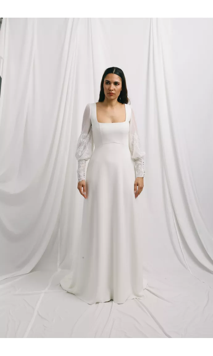 Lanterne, french vintage wedding dress