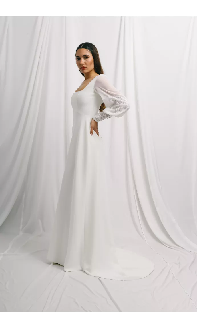 Lanterne, french vintage wedding dress