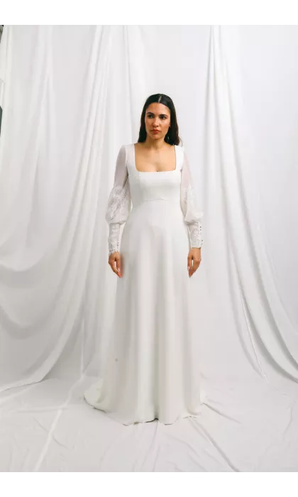 Lanterne, french vintage wedding dress
