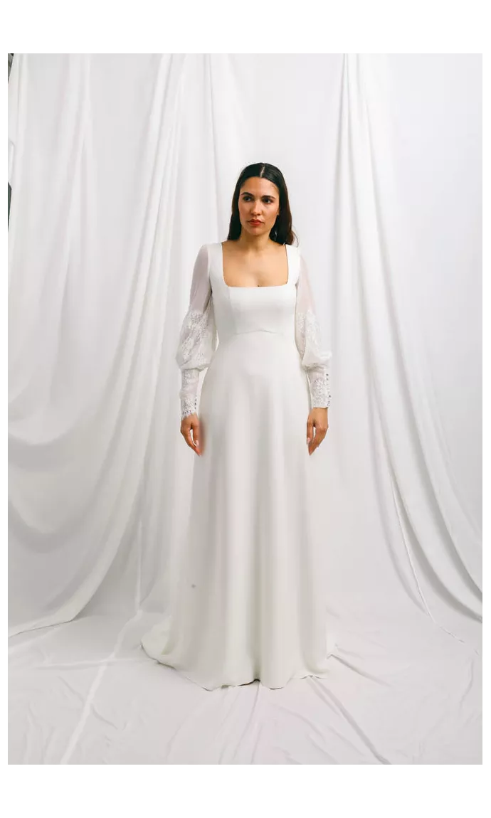 Lanterne, french vintage wedding dress