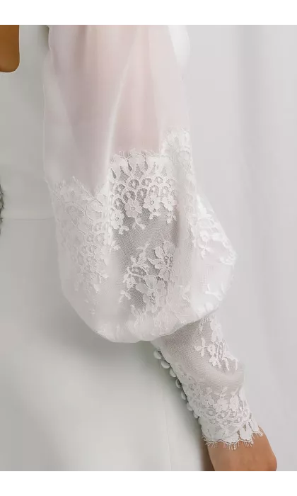 Lanterne, french vintage wedding dress
