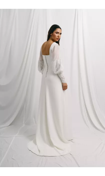Lanterne, french vintage wedding dress