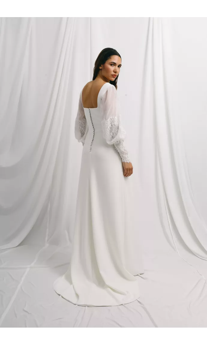 Lanterne, french vintage wedding dress