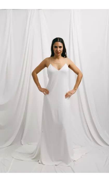 French Riviera – Robe de mariée minimaliste et élégante | Collection 2027 Harpe Paris