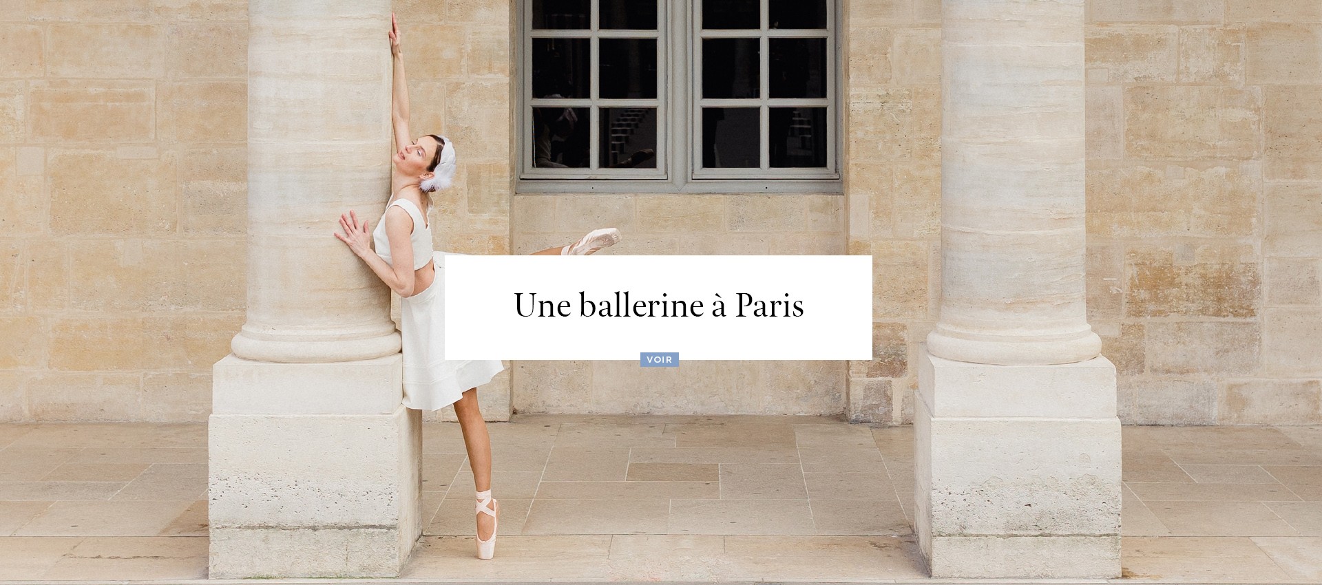 Ballerine à Paris